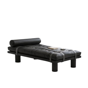 Contemporary Tufted <b>Leather</b> Bench Solid Wood Shoe Changing <b>Stool</b> Living Room Furniture - Product Image 5