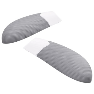 EXtremeRate Poignées en caoutchouc antidérapantes blanches et grises, panneaux arrière et rails latéraux de remplacement pour manette Xbox Series X S - Product Image 6