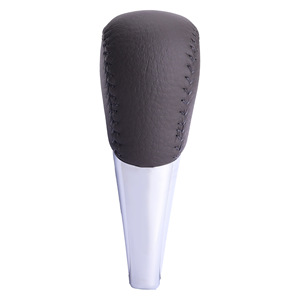 Toyota Car Gear <b>Shift</b> <b>Knob</b> Leather Black And Gray Ergonomic Automatic Transmission Part JM1-3 - Product Image 1
