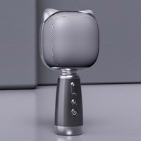 Haut-parleur karaoké micro Machine d'enregistrement Microphone sans fil pour cadeaux de noël