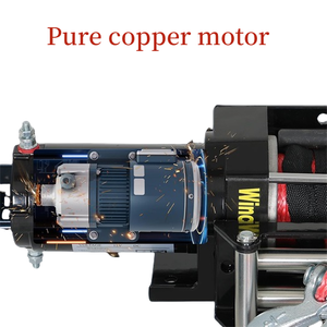 4500lb 12V ATV/UTV Electric Winch Waterproof Steel Cable Winch Towing Trailer Winch Electric <strong>Hoist</strong> for Self <strong>Rescue</strong> - Product Image 2