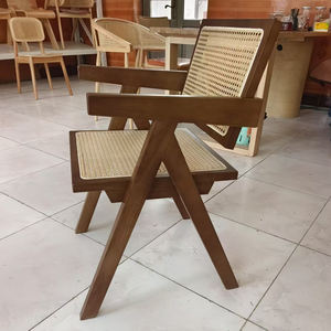 Lot <span class=keywords><strong>de</strong></span> 2 chaises <span class=keywords><strong>de</strong></span> salle à manger Boho Cane, charge maximale <span class=keywords><strong>de</strong></span> 330 lb, <span class=keywords><strong>fauteuil</strong></span> d'appoint en bois <span class=keywords><strong>pour</strong></span> <span class=keywords><strong>salon</strong></span>, salle à manger, naturel - Product Image 3
