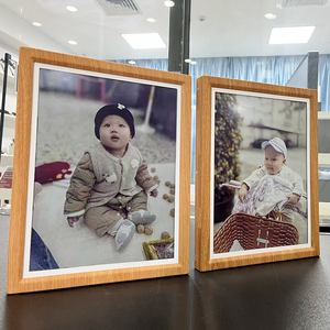 wooden photo <b>frame</b> <b>a4</b> 13.3inch E-ink Screen Photo <b>Frame</b> Can Be Customized As a Souvenir Valentine's Day Gift Thanksgiving Gift - Product Image 2