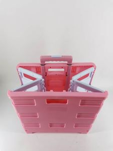 Carritos de Compra Plegables de Plástico con Ruedas para Supermercado, en Oferta - Product Image 5