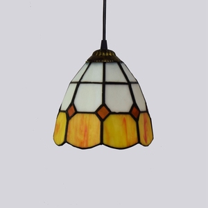 8 "yaratıcı akdeniz turuncu basit restoran küçük bar yatak odası başucu sarkık lambası Nordic vitray koridor lambası - Product Image 3