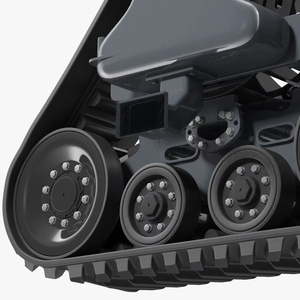 Nouveau châssis à chenilles triangulaires en caoutchouc et acier respectueux de l'environnement pour tracteurs IH 2188, 2166, 5250 - Marque QINDING - Product Image 1