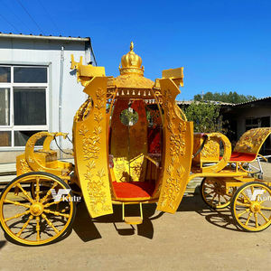 Charrette électrique moderne sans chevaux pour les passionnés de technologie, charrette à chevaux de style traditionnel pour les festivals culturels - Product Image 4