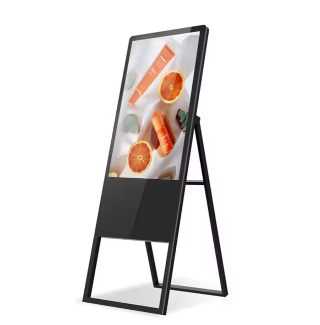 43 Inch Portable 4k Digital Signage and Display Ip65 Waterproof Battery Powered Lcd Advertising Player for Outdoor Ad Screen