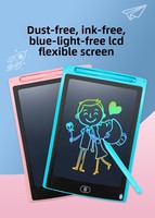 Tablette d'écriture en plastique ABS en forme de chaussure pour enfants - Multi-tailles (6,5/8,5/10/12 pouces) Planche à dessin unisexe avec écran LCD