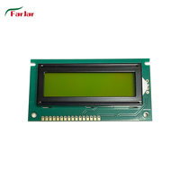 Módulo LCD Farjia 84*44MM JHD162D 1602 16X2 con Caracteres Negros y Retroiluminación LED Verde, Interfaz SPI e I2C, Circuito Integrado SPLC780D