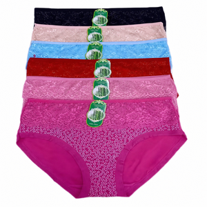 Braguitas de bikini de tiro medio, transpirables, de algodón, para mujer, de color liso, multipack, bragas surtidas de fábrica. - Product Image 6
