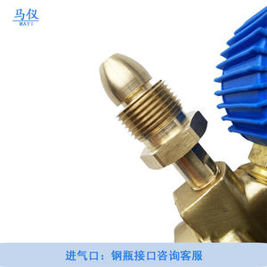 Régulateurs d'oxygène haute pression de style italien au dioxyde de carbone, à l'argon et à l'acétylène, fournis par l'usine, entièrement en cuivre pour l'exportation - Product Image 4