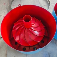Tambour de distribution de boues non motorisé pour séparateur de minerai, distributeur minier pour utilisation avec chute spirale ou table vibrante
