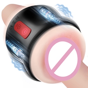 FairyKiss Open Ended Powerful Vibration Pocket Pussy untuk Pria, Masturbator Realistis Bergetar yang Lembut dan Kenyal untuk Vagina dan Anus - Product Image 1