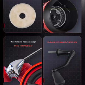 รอกตกปลา <span class=keywords><strong>Abu</strong></span> 25 New Bmax แบบสปินนิ่ง น้ำหนักเบา ใช้ได้กับน้ำทะเลทั่วไป ใช้สำหรับตกปลาด้วยเหยื่อปลอม ความเร็วสูง ตัวรอกโลหะ สำหรับตกปลาขนาดเล็ก - Product Image 6