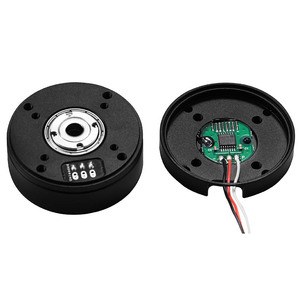 Moteur servo à faible vitesse BLDC plat à trou central de 8 mm, stabilité pour les systèmes de panoramique/inclinaison précis dans les caméras de drones et la robotique - Product Image 3