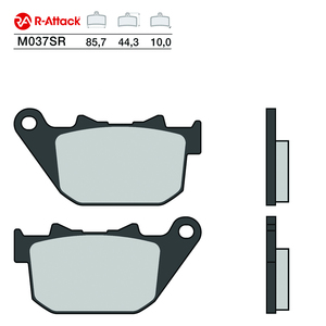 ผ้าเบรกมอเตอร์ไซค์ R-Attack M037SR แบบซินเทอร์ทองแดง สำหรับล้อหลัง ได้รับการรับรองมาตรฐาน R90 - Product Image 1