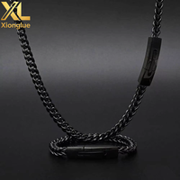 Collier Chaîne Cubaine Hip Hop en Acier Inoxydable 6mm Plaqué Or 18K Argent Tai 0,3m pour Femmes et Hommes, 24 Pouces, Vente en Gros