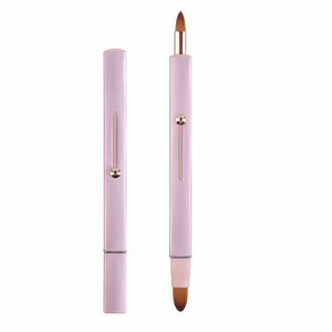 Natural Waterproof Retractable Double Ended <b>Lipstick</b> Brush Brown Lip Liner Pencil New 2026 Party Makeup <b>Custom</b> Logo - Product Image 4