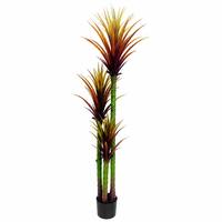 Großhandel Künstlicher Dracaena Drachenblutbaum Künstliche Kiefernblätter im Topf Grünpflanzen für Heim Hotel Hochzeit Innendekoration