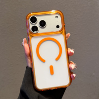 Casing HP Matte Frosted dengan Cincin Magnet N52 Anti Benturan dan Pelindung Kamera Terangkat untuk iPhone 17 18 18P 18PM