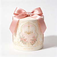 Boîtes en carton rigide rondes de luxe en gros pour emballage de coffret cadeau cosmétique, impression de logo personnalisé, fourniture de boîtes