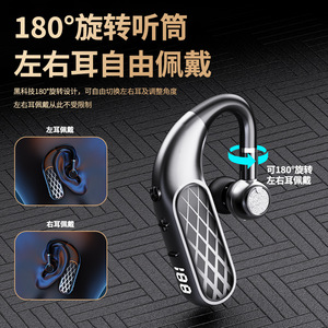 Auriculares inalámbricos con micrófono y pantalla digital para llamadas de negocios, diseño de gancho para la oreja, ambidiestros - Product Image 4