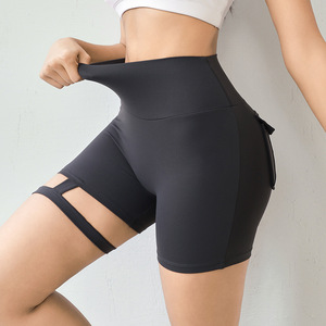 Leggings de yoga évasés taille haute pour femmes 2025, respirants, écologiques, avec poches et effet push-up fessier - Product Image 4