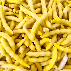 Haricots jaunes brillants surgelés IQF de haute qualité, haricots cirés, légumes surgelés, vente en gros - Product Image 1