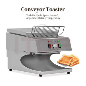 <span class=keywords><strong>Tostadora</strong></span> Industrial de Banda Transportadora para 350 Rebanadas/Hora o Panecillos, Bagels y Alimentos Horneados - Product Image 2
