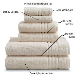 Juego de Toallas de Baño Extra Grandes y Gruesas de Algodón 100% Personalizadas con Etiqueta Privada para Hotel - Product Image 2