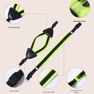 Correa de Paseo para Perros Personalizada, Acolchada, de Poliéster, con Arnés Triangular de Moda, Estilo Collar para Mascotas, para <span class=keywords><strong>Malinois</strong></span> y Golden Retriever - Product Image 2