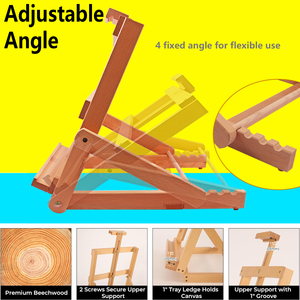 <span class=keywords><strong>Chevalet</strong></span> de table de studio Foska de taille moyenne robuste <span class=keywords><strong>avec</strong></span> une barre de guidage réglable pour 4 réglages d'angle instantanés - Product Image 4