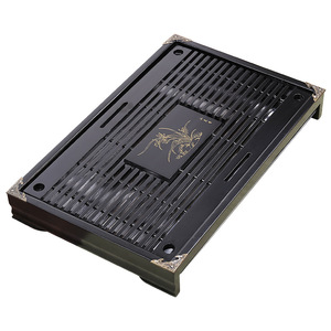 Rectangular Solid Wood <b>Tea</b> Tray With Stainless Steel Drain Kung Fu <b>Tea</b> <b>Set</b> Usage Durable - Product Image 5