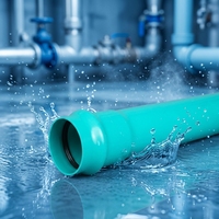 Tubería de PVC U-PVC ASTM D1785 SCH40 y SCH 80 con Certificación NSF de 1/2 Pulgada a 6 Pulgadas, Tubería de PVC SCH40 para Suministro de Agua