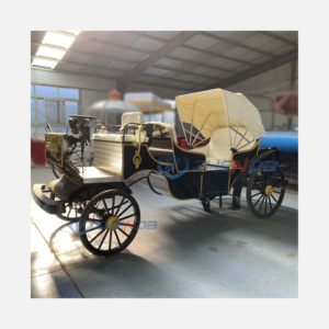Véhicule de transport spécial ZHENDA en promotion : Voiturette électrique sans chevaux pour visites touristiques, design royal européen, construction en acier Q235B, 40 km/h - Product Image 2