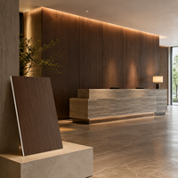 Panneau mural ignifuge résistant à la chaleur pour revêtement mural intérieur et extérieur pour maison, bureau et commerce