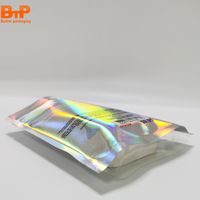 Bolsa con Cierre Hermético, Bolsas de Correo Láser, Bolsas de Embalaje de Plástico con Cierre para Regalos y Joyería, Bolsa de Embalaje de Mylar con Holograma, Paquete Pequeño