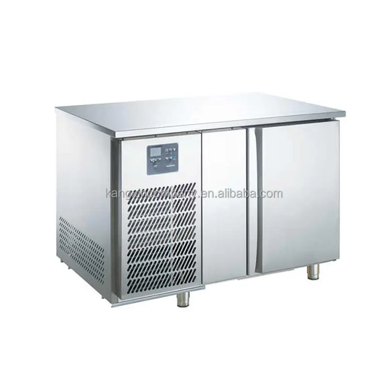 Mesin Freezer kecil restoran untuk daging ikan ayam piza-40 derajat pendingin ledakan udara pembekuan guncangan