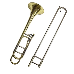 Trombone professionnel <span class=keywords><strong>en</strong></span> laiton jaune ténor à vendre - Product Image 5