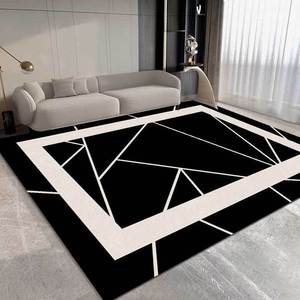制造商价格 欧洲几何低绒室内大型现代地毯，适合客厅 - Product Image 5