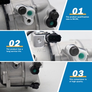 คอมเพรสเซอร์แอร์รถยนต์12V สำหรับ Kia 97701C5150 97701C5100 97701-C5100 97701 C5100 HY-AC8065 - Product Image 6