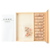 Jeu de table Sudoku en bois pour adultes et enfants, écologique, durable, portable, emballage en boîte de couleur personnalisée, divertissement familial éducatif, logique