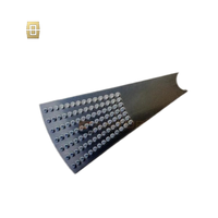 Grille de sécurité perforée antidérapante O Grip pour marches d'escalier en colimaçon extérieures