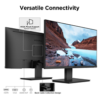 KOORUI Monitor FHD de 27 pulgadas, monitor de escritorio para negocios, pantalla IPS para PC, 75Hz, 5ms, tiempo de respuesta, monitor de oficina sin marco