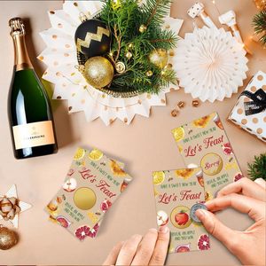 Tarjeta Rasca y Gana Personalizable para un Año Nuevo Dulce, Juego <span class=keywords><strong>de</strong></span> Rasca y Gana <span class=keywords><strong>de</strong></span> Nochevieja para Reuniones <span class=keywords><strong>de</strong></span> Amigos - Product Image 5