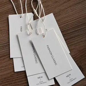Luxury \nrubber Lox Vintage White New 12cm Eco Friendly String For Hang Tag Environmental Protection Degradable Hang Tag String