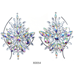 เครื่องประดับตกแต่งหน้าอกแบบติดชั่วคราวสำหรับงานปาร์ตี้ Ravegirl INS Tiktok - Product Image 5