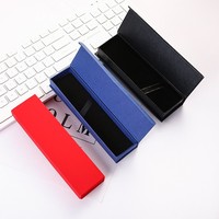 Boîte cadeau magnétique pour stylos à bille, étui à crayons en papier, emballage rectangulaire à couvercle rabattable pour stylos roller, logo personnalisé Yogo BH-08