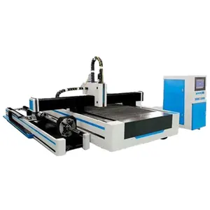 Fiber Laser Plate and Pipe Cutting Machine Cnc Fiber Laser Cut Machine for Sheet Metal Raycus 1500*6000 Mm Cutting Ipg Cypcut